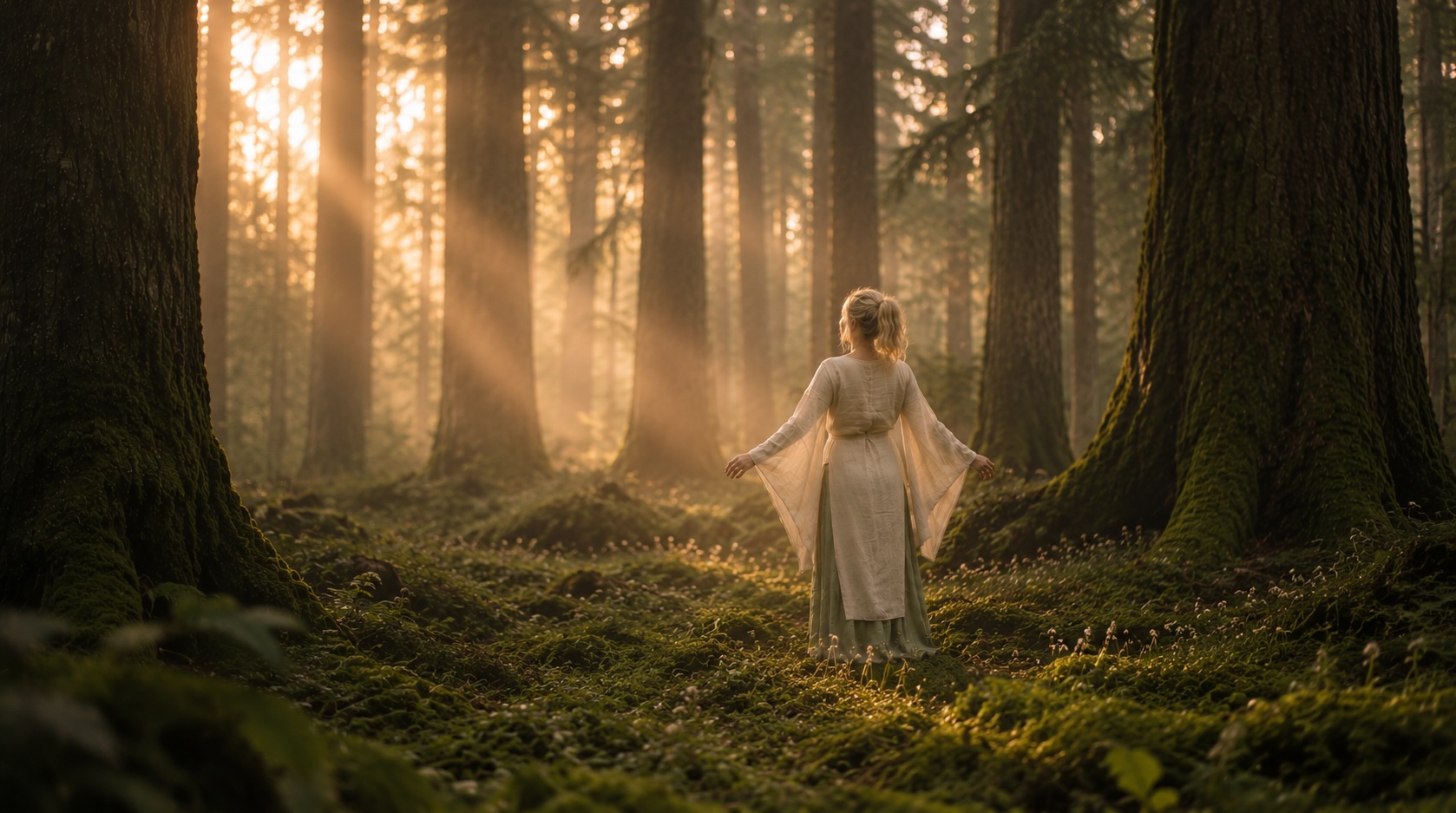 Kathrin im Wald